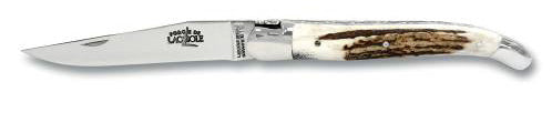 Forge de Laguiole knife, 11 cm, deer horn handle folding pocket knife 1211INCF