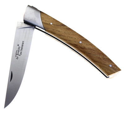 CHAMBRIARD OAK WOOD HANDLE COMPANION FOLDING KNIFE