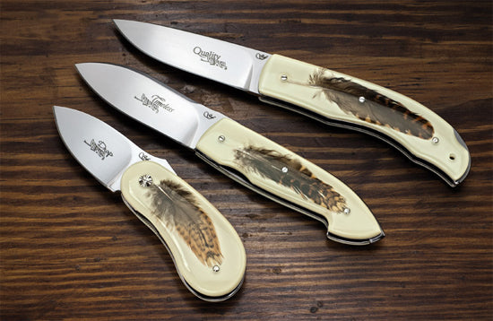 VIPER ‘DROP’ WOODCOCK FEATHER POCKET KNIFE